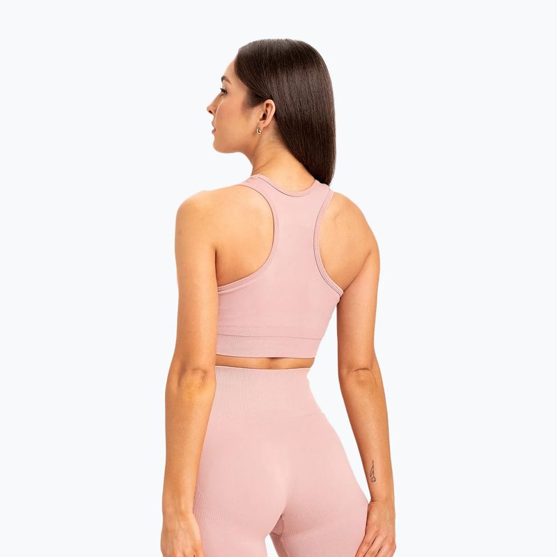 Gym Glamour Compress Rose Tan 462 fitness podprsenka 2