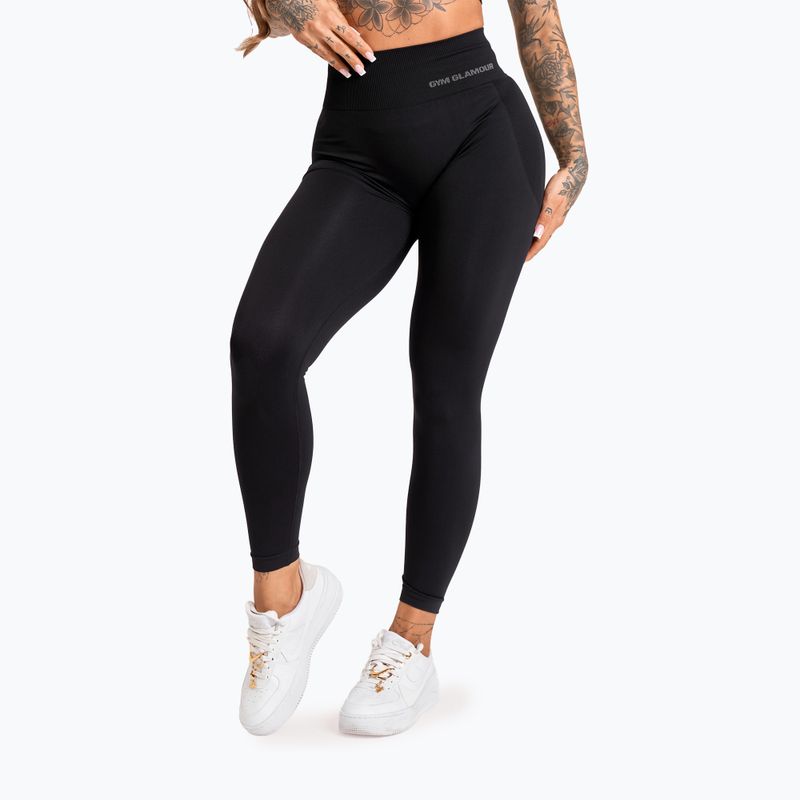 Dámske legíny Gym Glamour Solid black