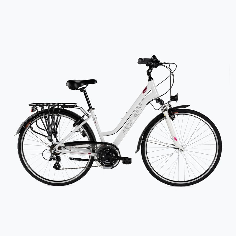 Dámsky trekingový bicykel Romet Gazela white-purple R23A-TRE-28-17-2866A