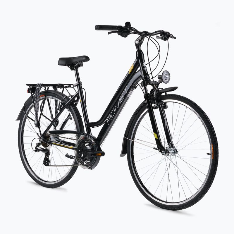 Dámsky trekingový bicykel Romet Gazela black-yellow R23A-TRE-28-19-2869A 2