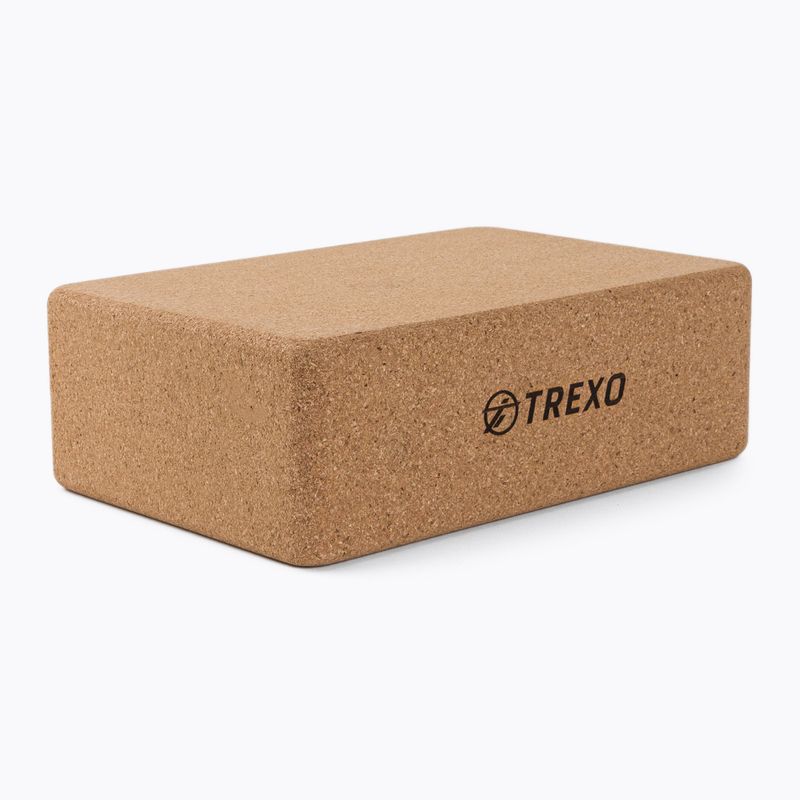 Joga kocka TREXO hnedá YB-75