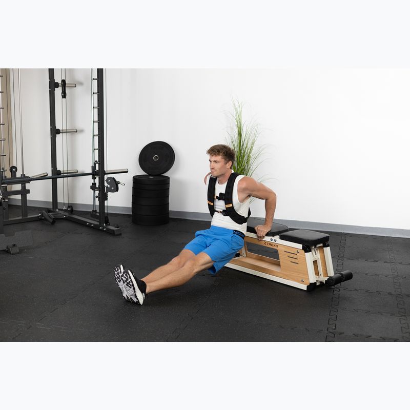 Záťažová tréningová vesta XTREXO čierna WV-10 7