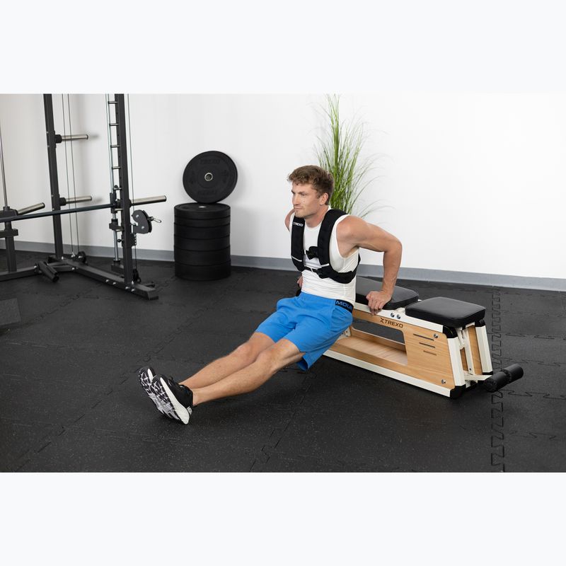 Záťažová tréningová vesta XTREXO čierna WV-08 7