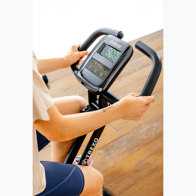 Stacionárny bicykel XTREXO Hex čierny EB-H1 7