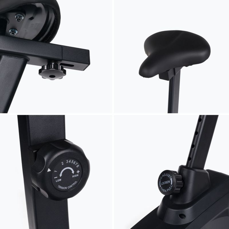 Stacionárny bicykel TREXO Hex čierny EB-H2 11