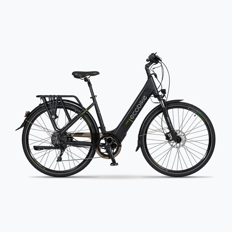 EcoBike X-Cross M/13Ah elektrický bicykel čierny 1010303