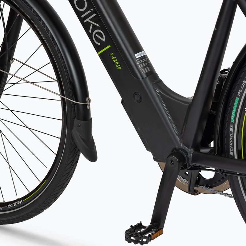 EcoBike X-Cross M/13Ah elektrický bicykel čierny 1010303 5