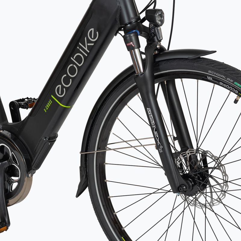 EcoBike X-Cross M/13Ah elektrický bicykel čierny 1010303 7
