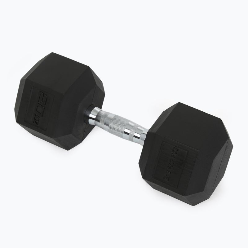 XTREXO Hex HXD200 20 kg pogumované činky