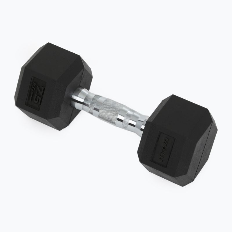 Pogumovaná činka XTREXO Hex HXD75 7,5 kg