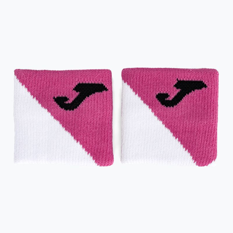 Zápästné obväzy Joma 4818 Wristband Large 2 szt. bielo-ružové 4818. 2
