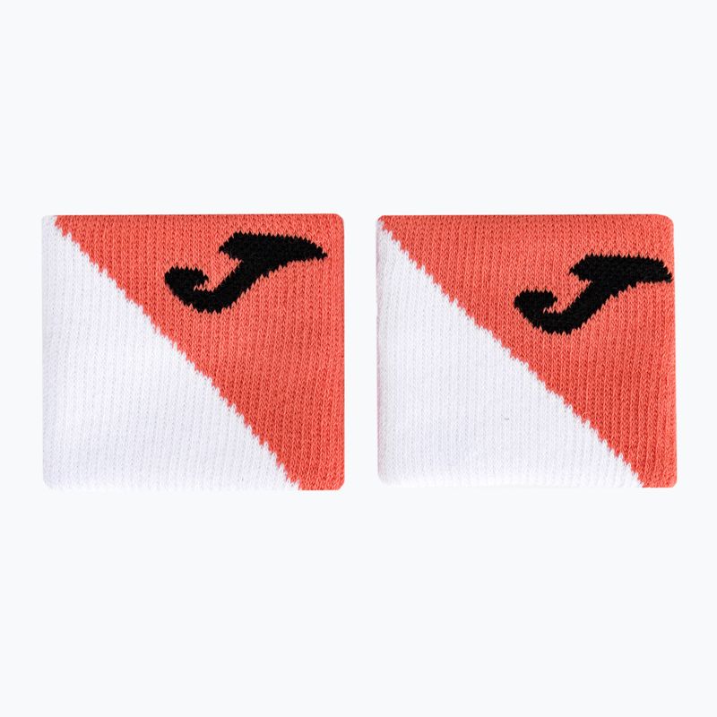 Zápästné obväzy Joma 4818 Wristband Large 2 szt. bielo-oranžové 4818. 2