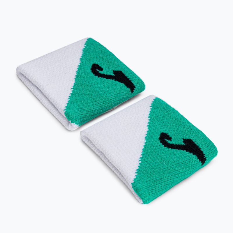 Zápästné obväzy Joma 4818 Wristband Large 2 szt bielo-zelené 4818.