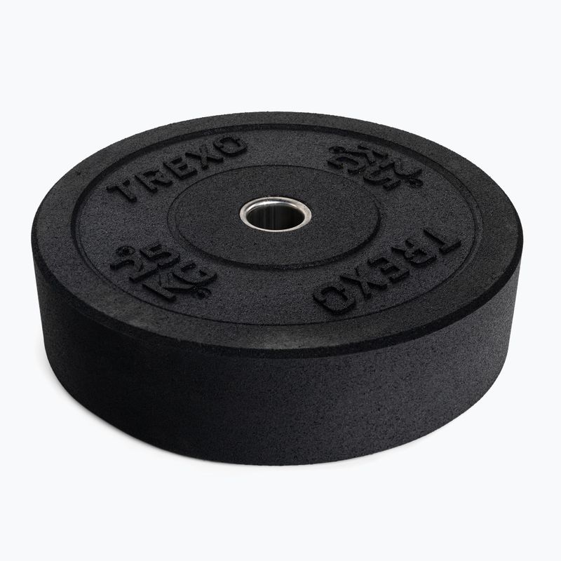 Olympijské nárazníkové závažia XTREXO čierne TRX-BMP25 25 kg