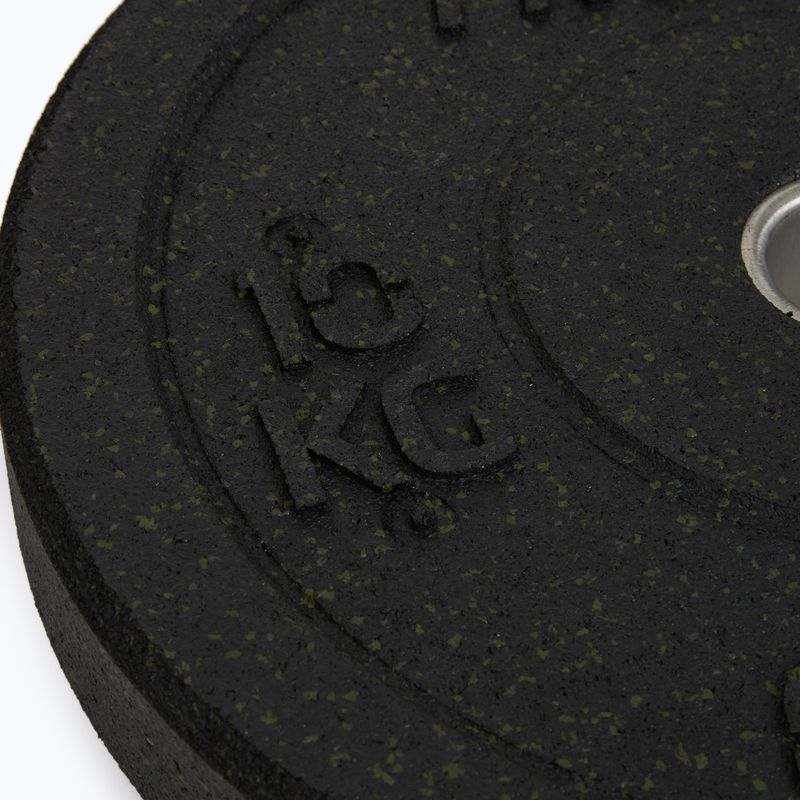 Olympijské nárazníkové závažia XTREXO čierne TRX-BMP1 1 kg 4