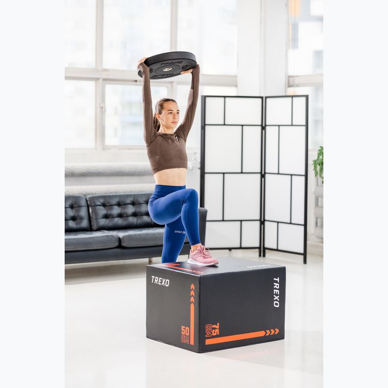 Olympijské nárazníkové závažia XTREXO čierne TRX-BMP1 1 kg 4