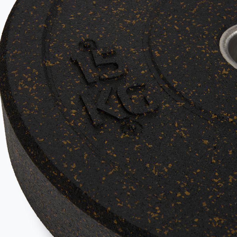 Olympijské nárazníkové závažia XTREXO čierne TRX-BMP15 15 kg 4