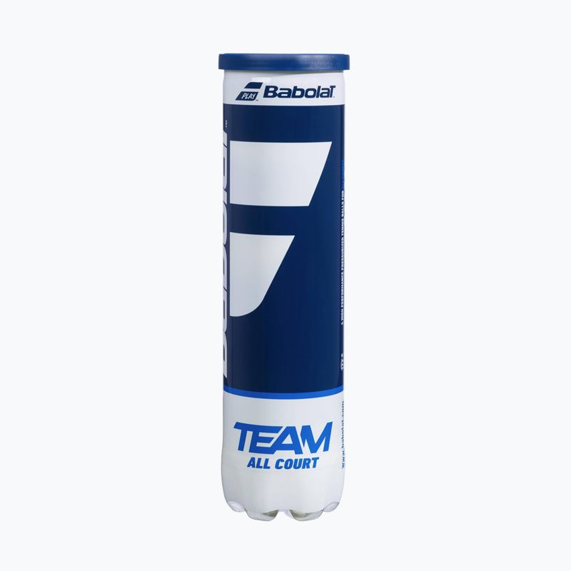 Tenisové loptičky Babolat Team All Court 18 x 4 ks žlté 502081 3