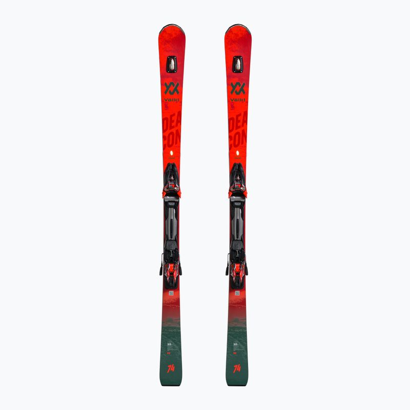 Zjazdové lyže Völkl Deacon 74+RMotion2 16 GW red/grey 121151/6977R1.VR