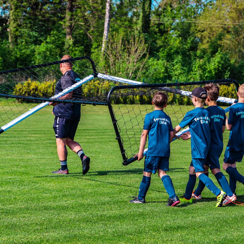 OneTeam One futbalová bránka 300 x 200 cm pozinkovaná oceľ biela/čierna 12