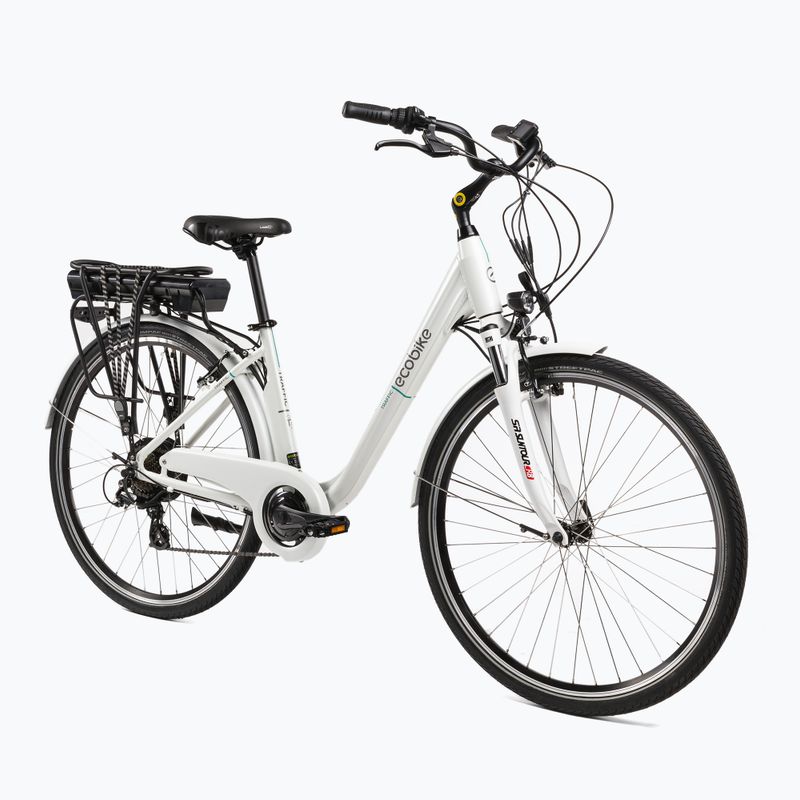 EcoBike Traffic 36V 14.5Ah 522Wh Smart BMS biely elektrický bicykel 2