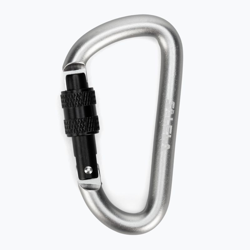 Salewa D-Shape Carbiner so skrutkou šedá 00-0000034102