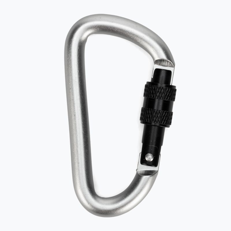 Salewa D-Shape Carbiner so skrutkou šedá 00-0000034102 2