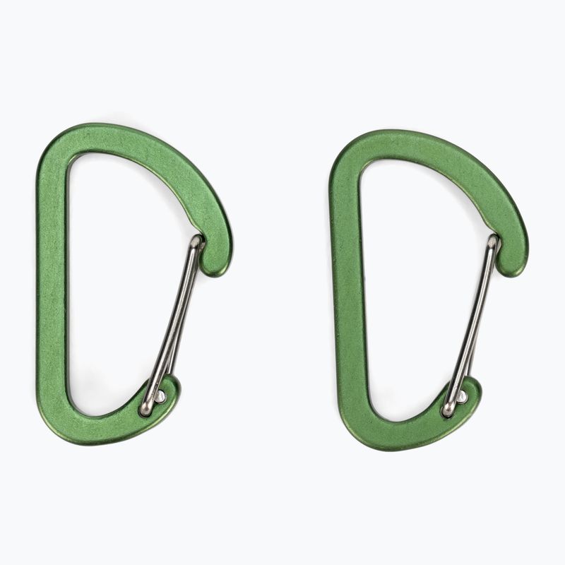 Salewa Ploché karabíny Wiregate 2 ks zelené 00-0000034103 2