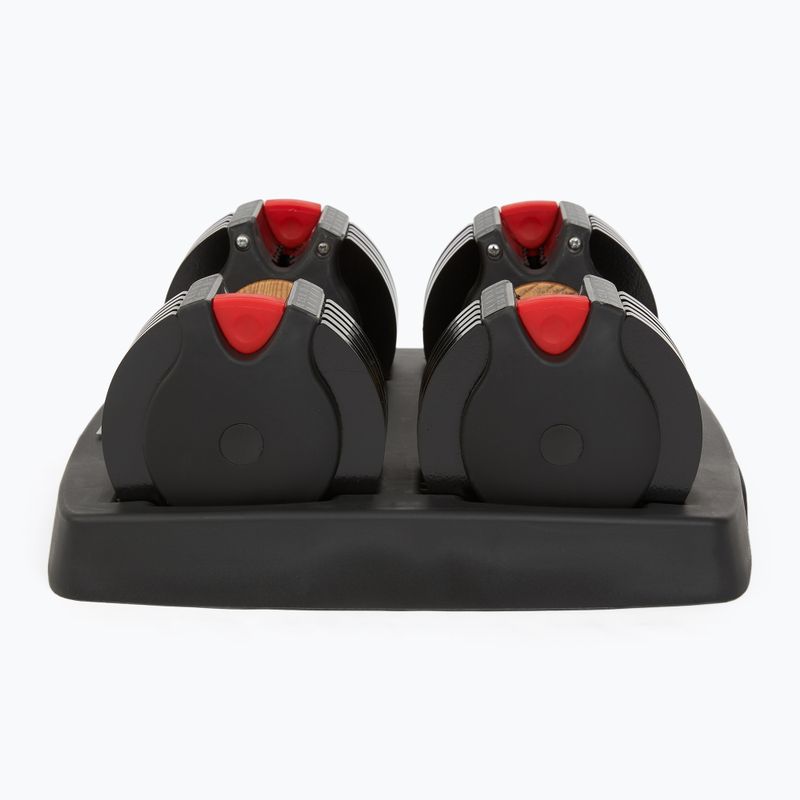 XTREXO ADS15 nastaviteľná činka / činka čierna 6