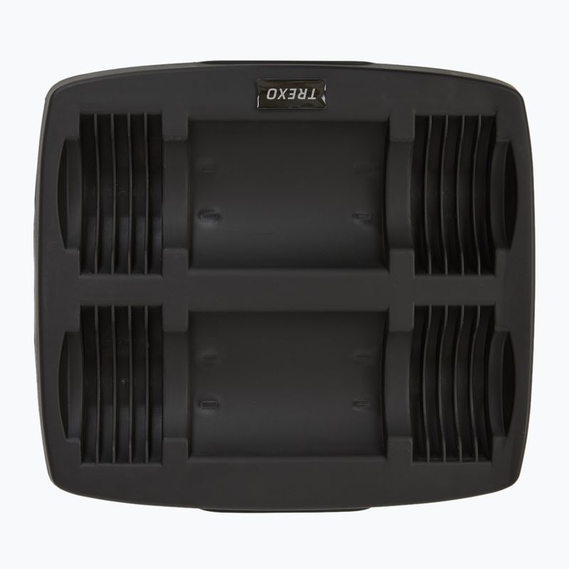 XTREXO ADS15 nastaviteľná činka / činka čierna 7