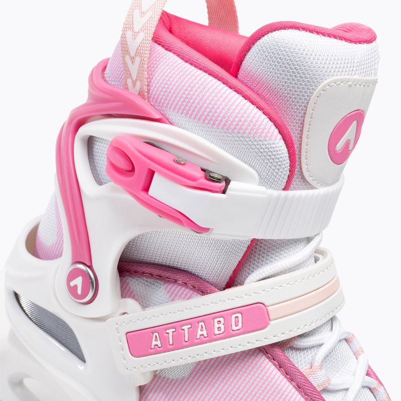 Detské korčule ATTABO ICEBLADE 01 white/pink 8