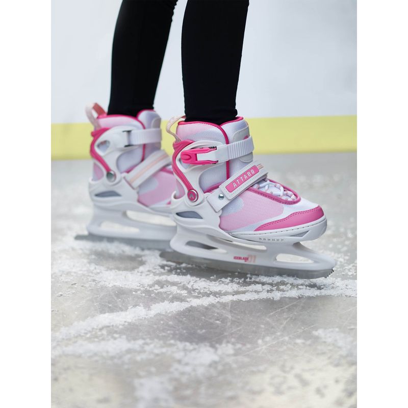 Detské korčule ATTABO ICEBLADE 01 white/pink 10