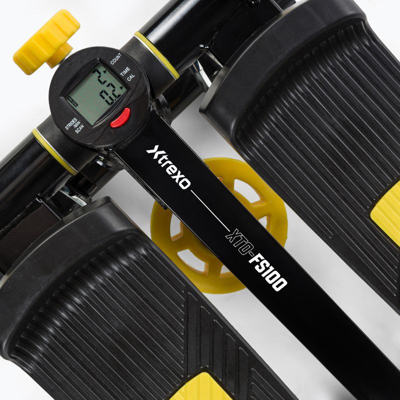 XTREXO FS100 stepper čierna/žltá 11