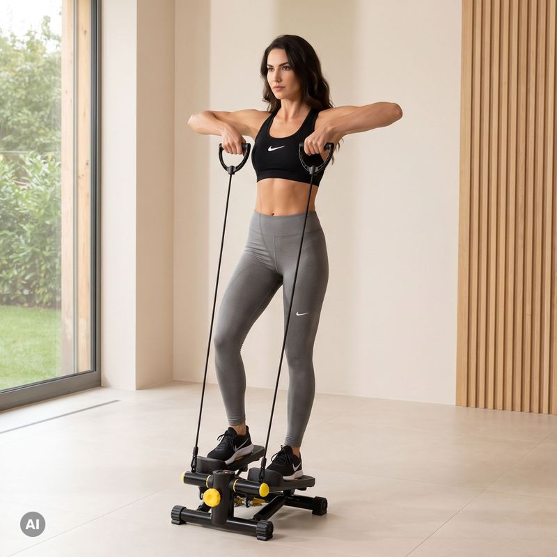 XTREXO FS100 stepper čierna/žltá 4
