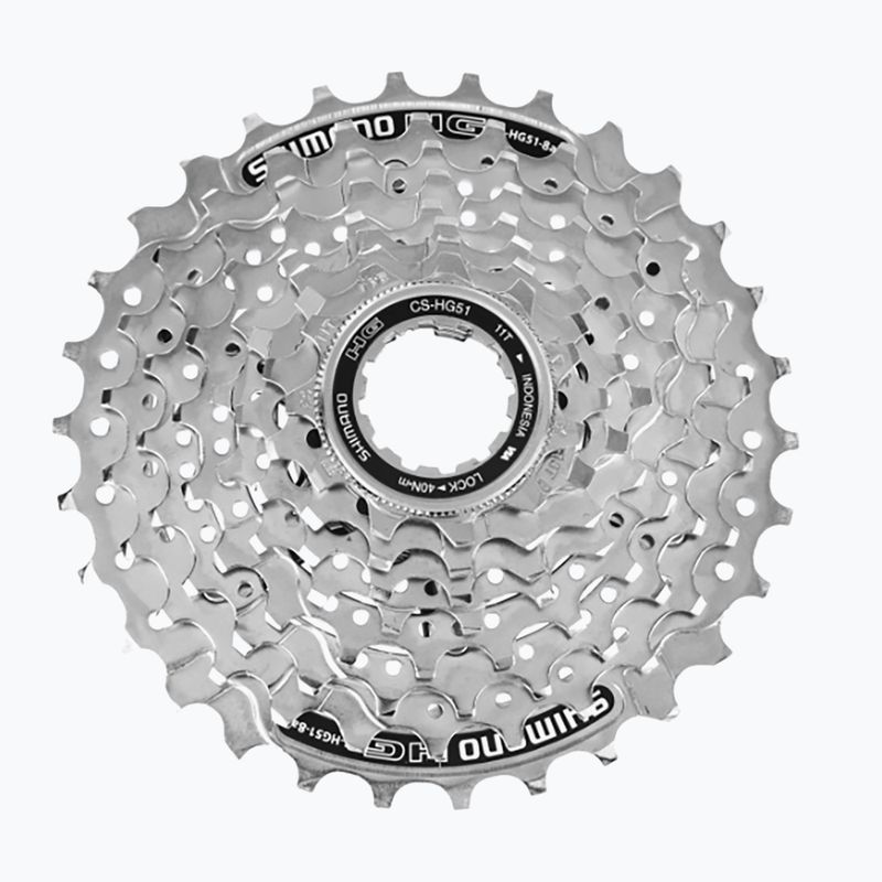 Cyklistická 8-riadková kazeta Shimano CS-HG51 11-30