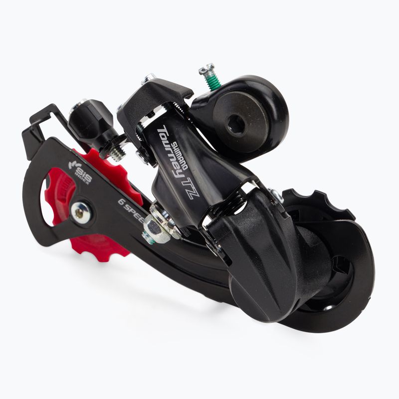 Shimano RD-TZ500 GS zadné prehadzovačka bicykla s 6rz skrutkou čierna