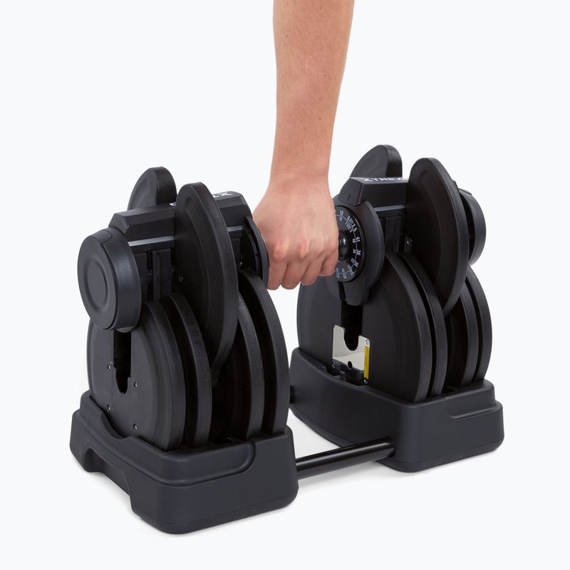 Činka/štangľa 2 v 1 XTREXO TRX-ABD40 1-40 kg čierna/oranžová 8