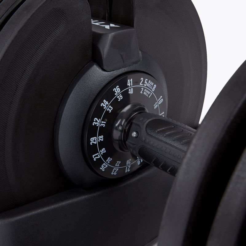 Činka/štangľa 2 v 1 XTREXO TRX-ABD40 1-40 kg čierna/oranžová 10