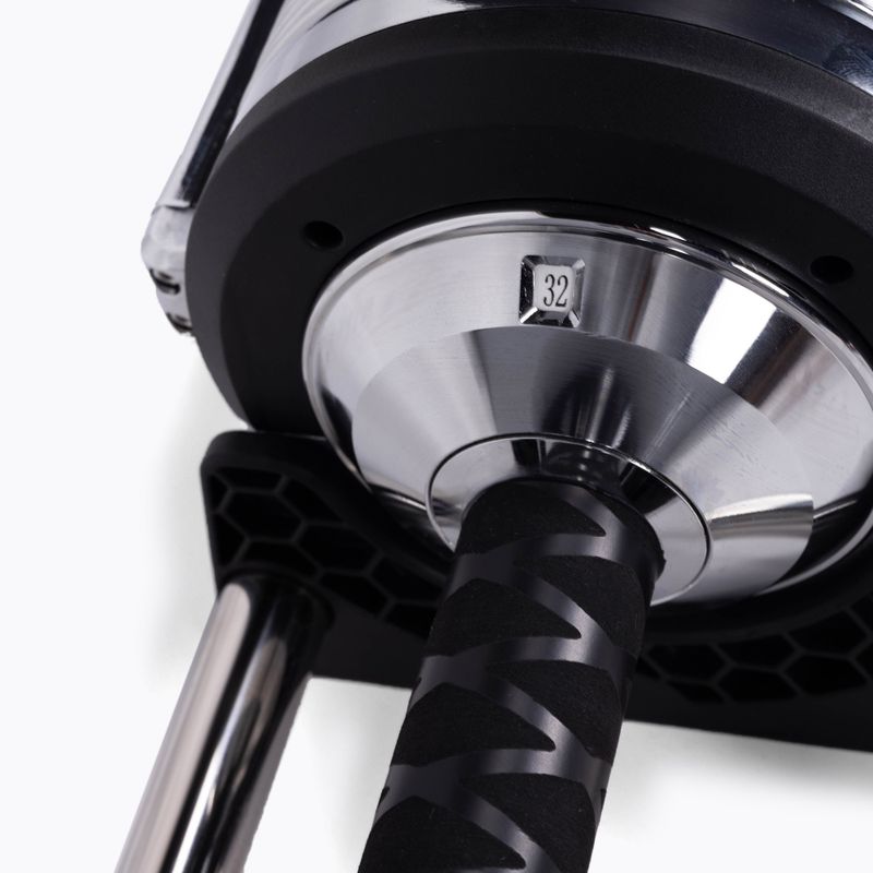 Nastaviteľná činka XTREXO TRX-AD32C 3-32 kg strieborná 11