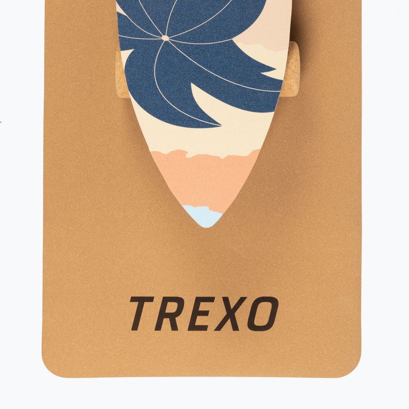 Vyvažovacia doska + podložka + valček XTREXO BBS01 modrá/oranžová 5