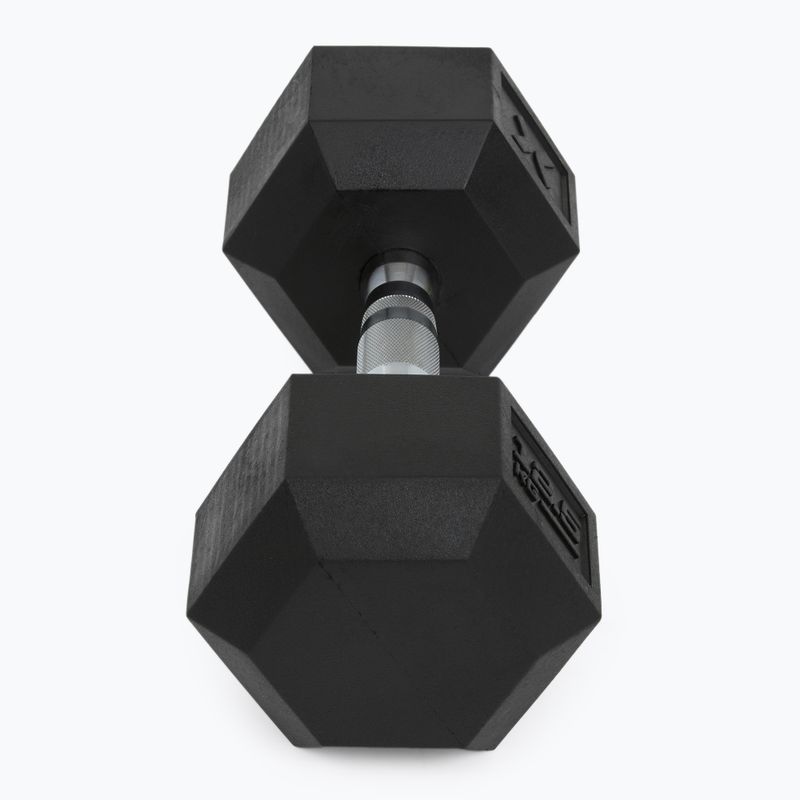 XTREXO Hex pogumovaná činka 12,5 kg 6