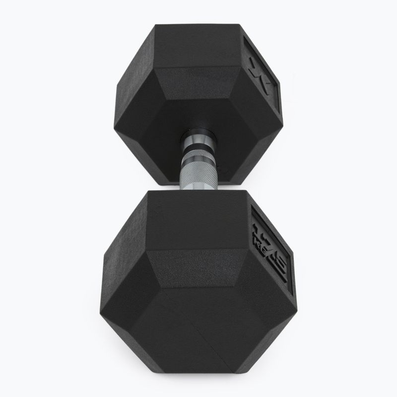 Pogumovaná činka XTREXO Hex 17,5 kg 6
