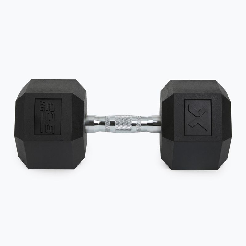 Pogumovaná činka XTREXO Hex 22,5 kg 7
