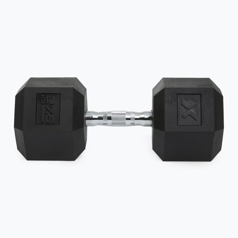 Pogumovaná činka XTREXO Hex 27,5 kg 7