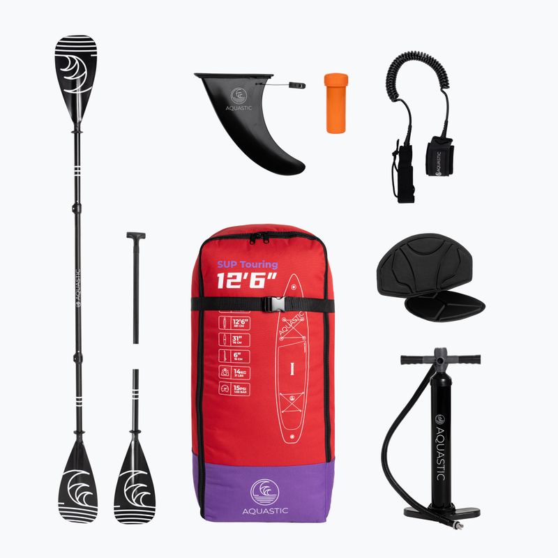 Doska SUP AQUASTIC Touring 12'6" 2024 červená 21