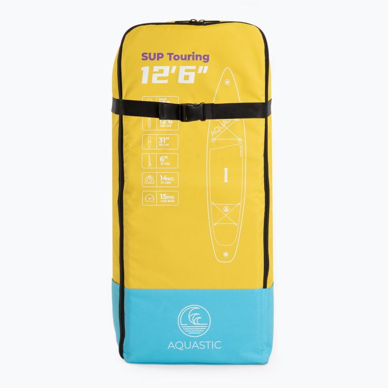 Batoh na SUP dosku AQUASTIC Touring 12'6" board batoh žltý 2