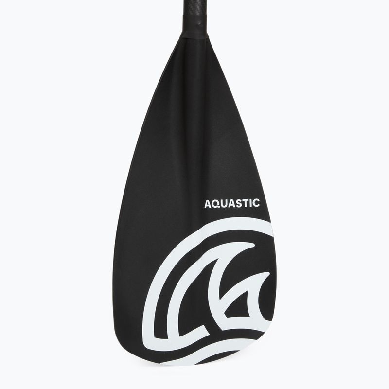 SUP pádlo 3-dielne AQUASTIC SUP Fibre + Carbon čierne 8