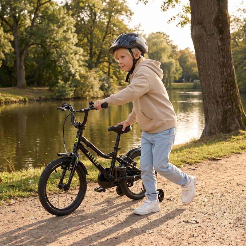 Detský bicykel ATTABO KNACK 16" black 4