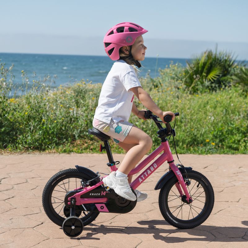 Detský bicykel ATTABO KNACK 14" pink 12