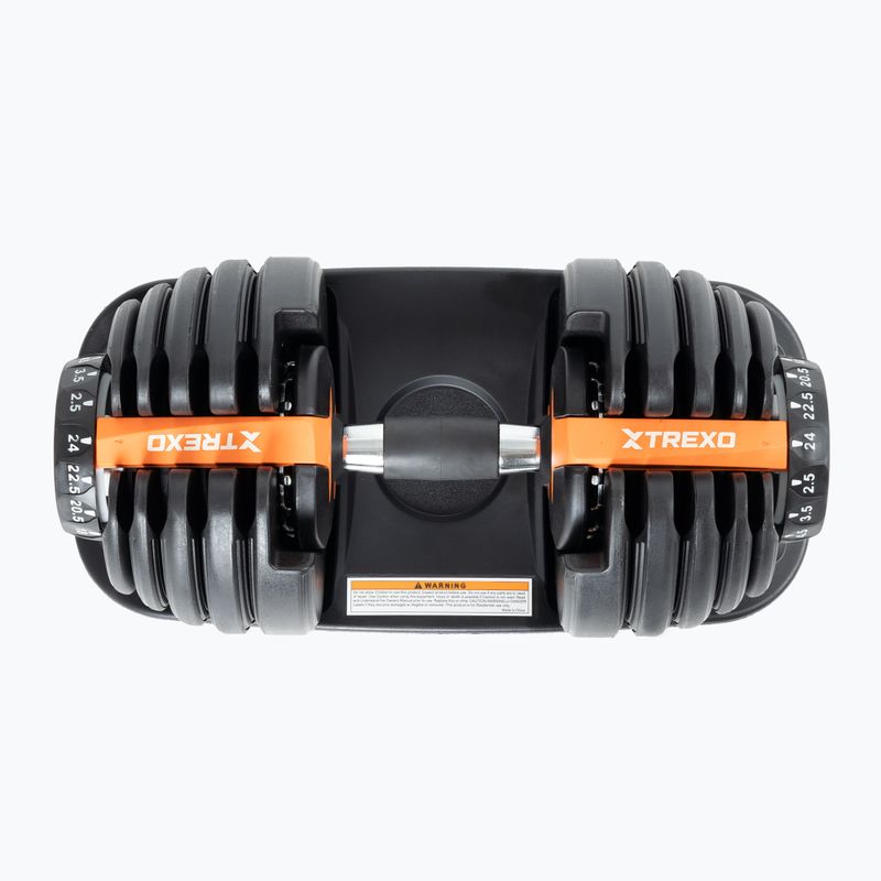 Nastaviteľná činka  XTREXO ADT-24-BF 24 kg čierna 4